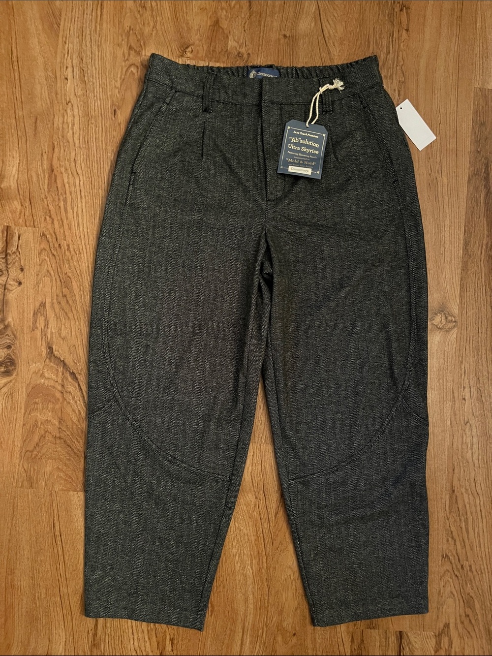 NWT Democracy “Ab” Solution Ultra Skyrise Round Up Barrel Pants - Picture 2 of 11